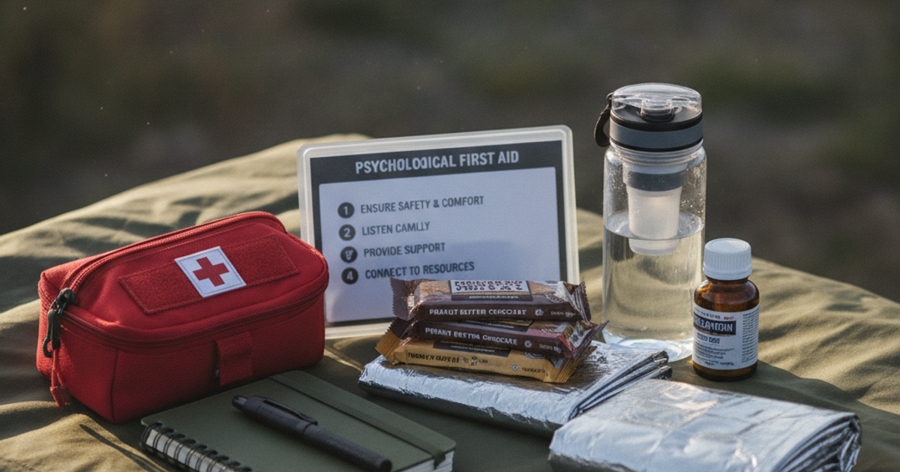 Survival preparedness illustration