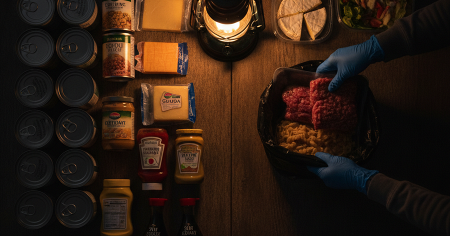 Survival preparedness illustration