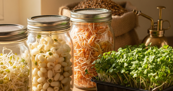 7 Days to Fresh Food: How to Grow Sprouts and Microgreens Indoors When Grocery Shelves Are Empty