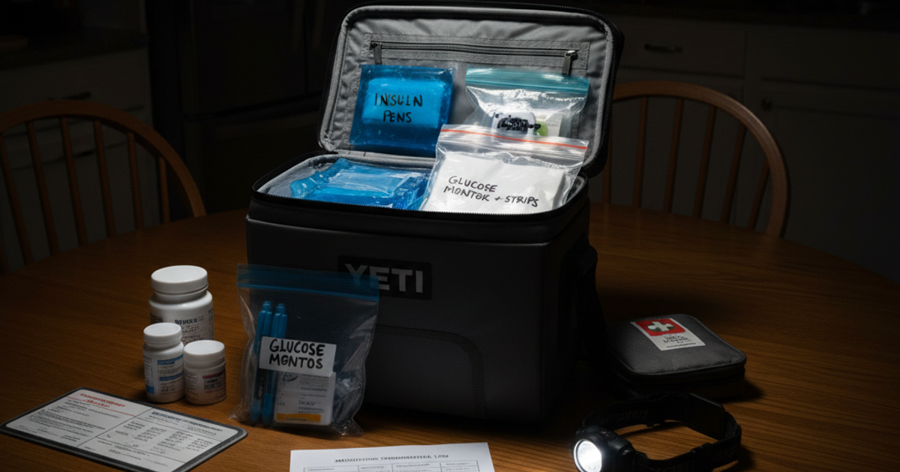 Survival preparedness illustration