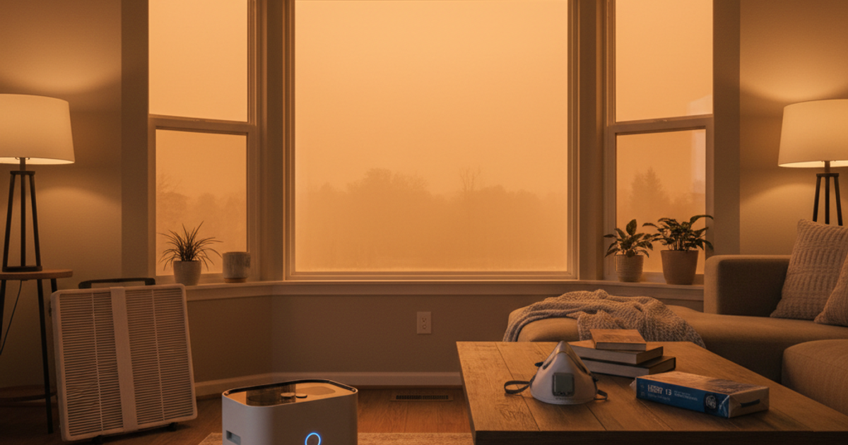 Wildfire Smoke and Toxic Air: How to Filter Indoor Air and Protect Your Lungs When SHTF