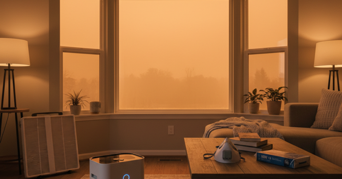 Wildfire Smoke and Toxic Air: How to Filter Indoor Air and Protect Your Lungs When SHTF