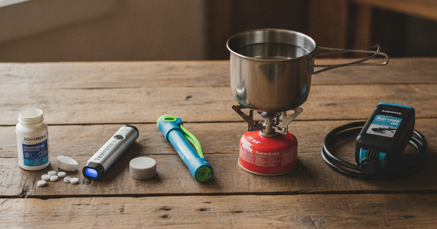 Survival preparedness illustration