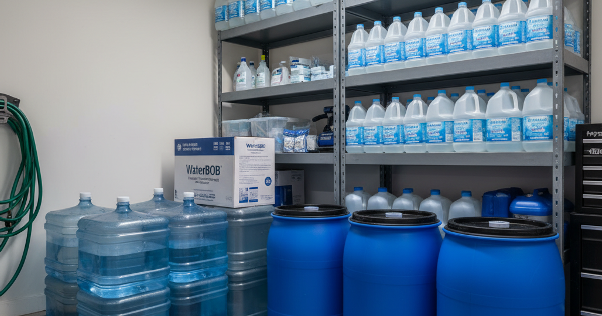Water Storage Containers: How to Choose, Fill, and Rotate Your Emergency Water Supply