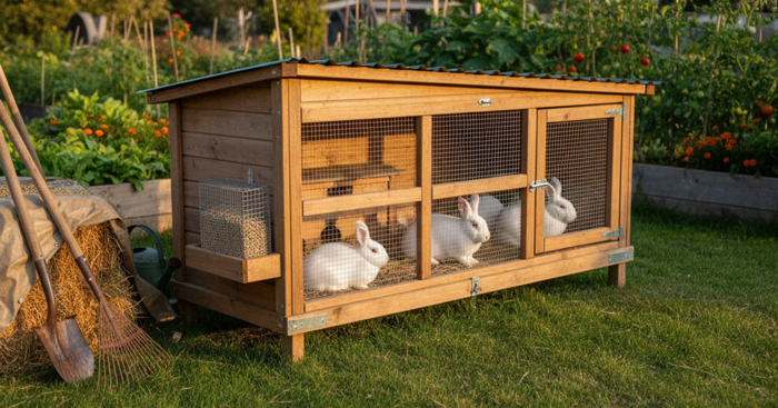 DIY Rabbit Hutch and Backyard Livestock: Raising Meat Animals for Long-Term Food Security