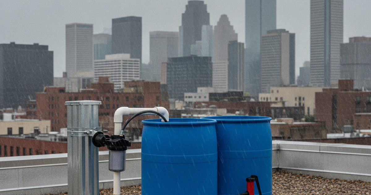 The Urban Prepper's Guide to Rooftop and Balcony Rainwater Harvesting