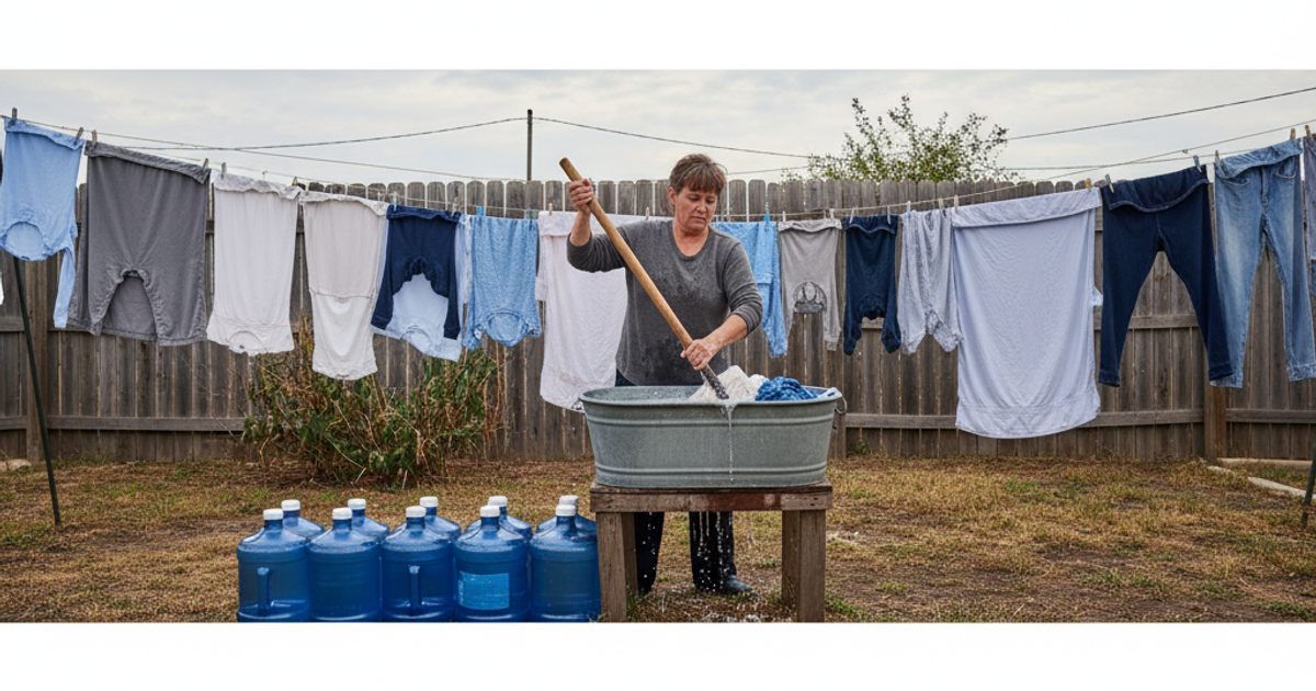 Off-Grid Clean: How to Do Laundry and Stay Hygienic When Running Water Disappears