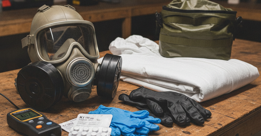 Survival preparedness illustration