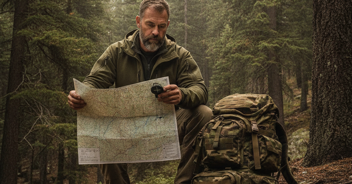 Land Navigation Essentials: How to Use a Topographic Map and Compass When GPS Fails