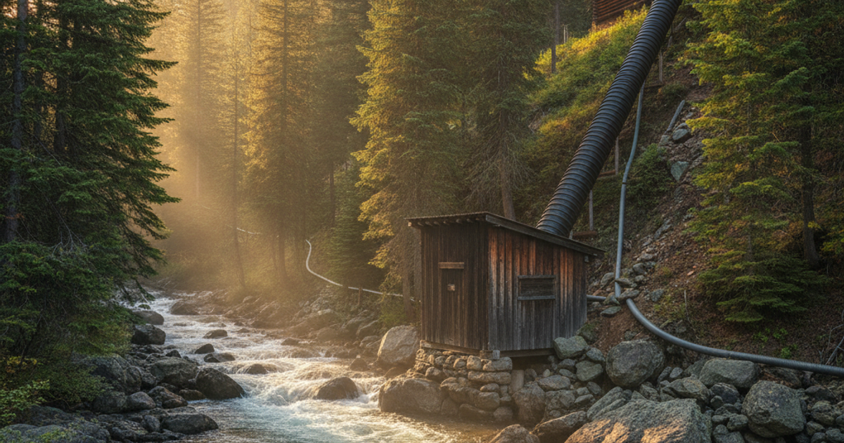 Micro-Hydro Power: How to Turn a Creek Into Year-Round Off-Grid Electricity