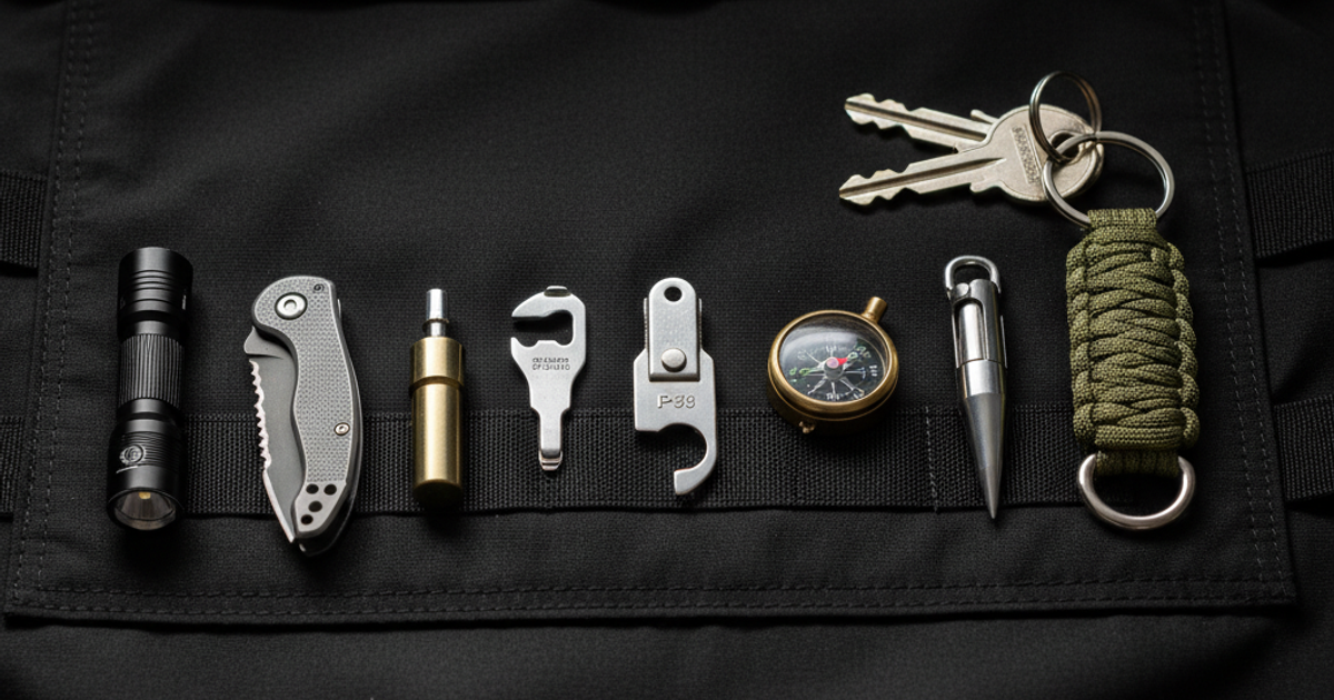 Keychain Survival Tools: The Best Pocket-Sized EDC Gear You Should Always Have on You