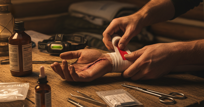 Field Medicine: How to Treat Cuts, Burns, and Infections When There's No Hospital