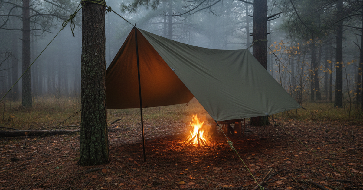 Improvised Tarp Shelter: How to Build 10 Emergency Shelters from a Single Tarp