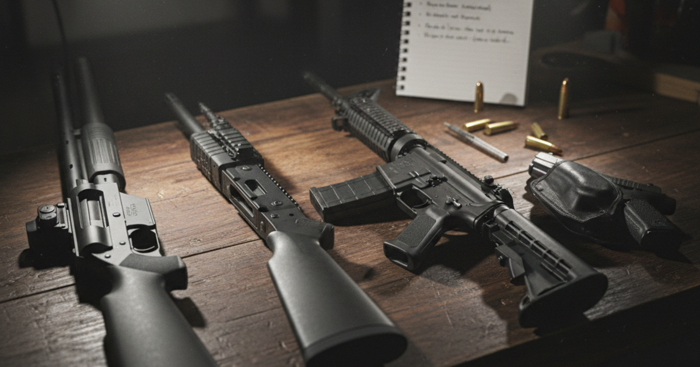 Shotgun vs. Rifle vs. Handgun: How to Choose the Right Long Gun for Home Defense When SHTF