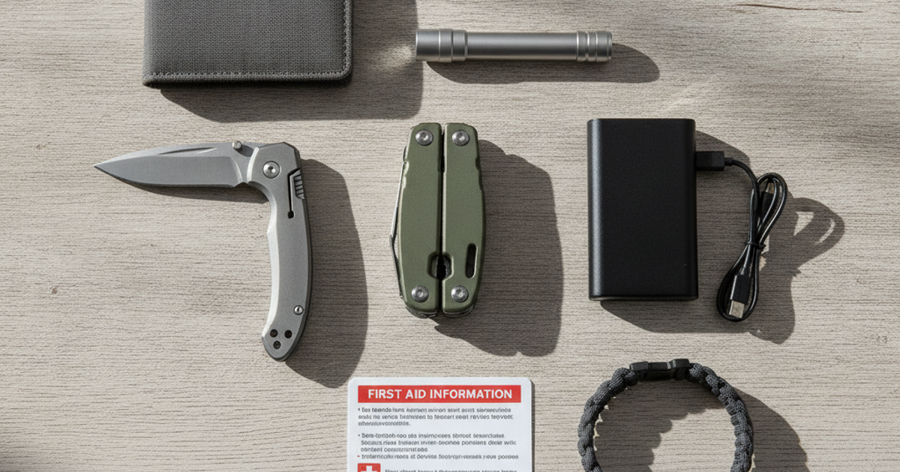 Survival preparedness illustration