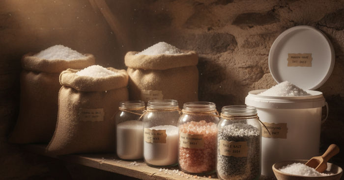 Why You Need 100 Pounds of Salt in Your Prepper Stockpile — and How to Store It Right