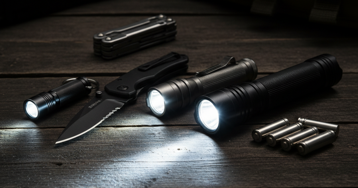 Tactical Flashlights for Preppers: How to Choose the Best EDC and Survival Light for Any Emergency