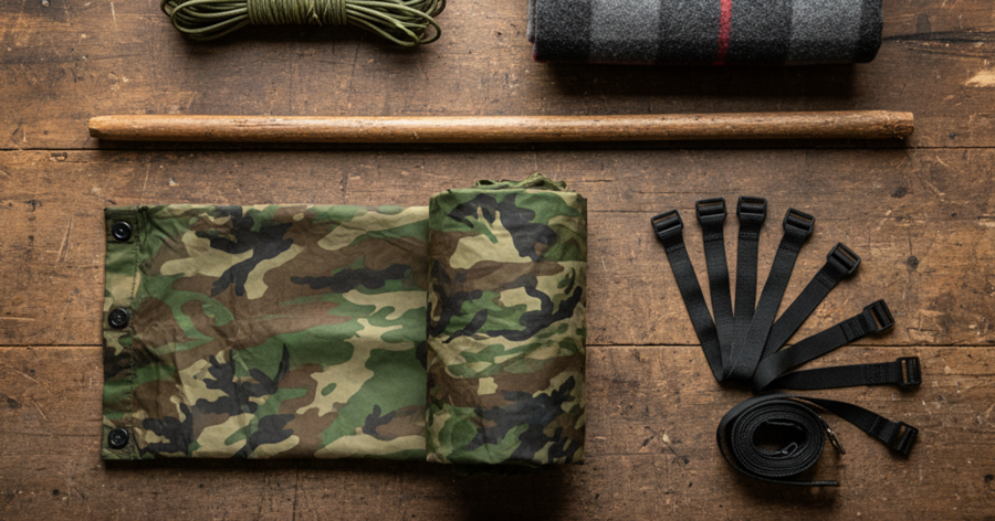 Survival preparedness illustration