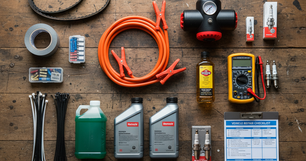 Survival preparedness illustration
